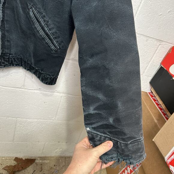 Vintage Carhartt Blanket-Lined Detroit Jacket “Black” J001 - Picture 9 of 13